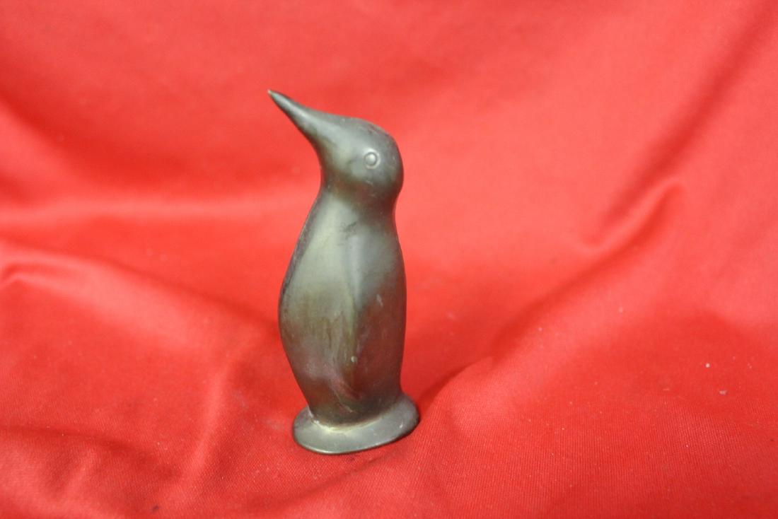 A Small Brass Penguin: 3 3/4" tall