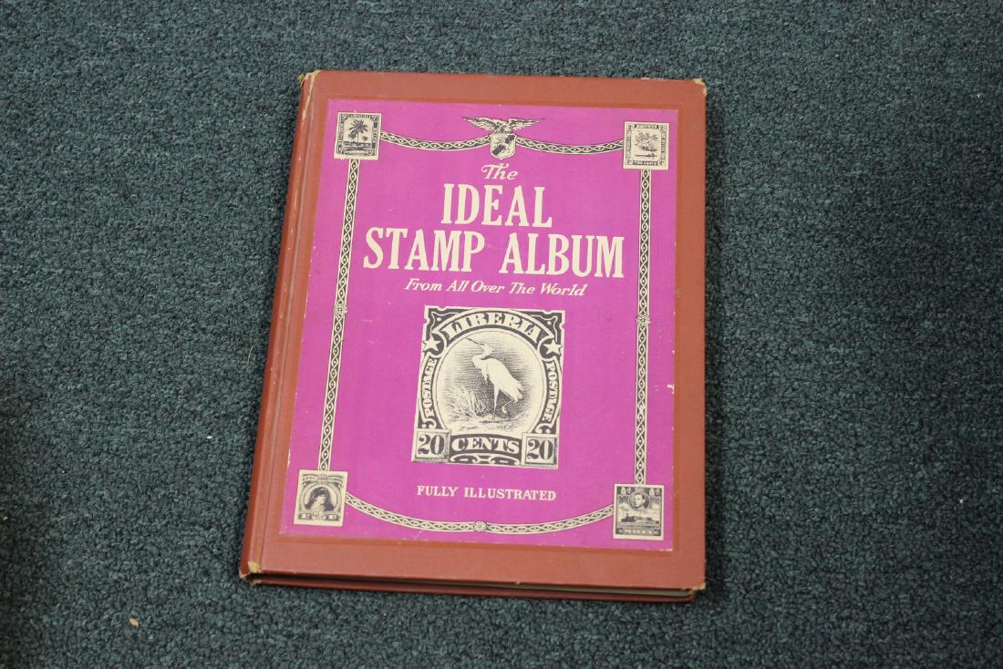 Ideal Stamp Album: 1960's - not a lot of stamps, mostly empty