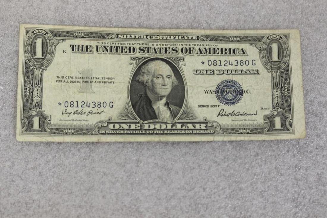 A 1935G Star Note One Dollar: as shown