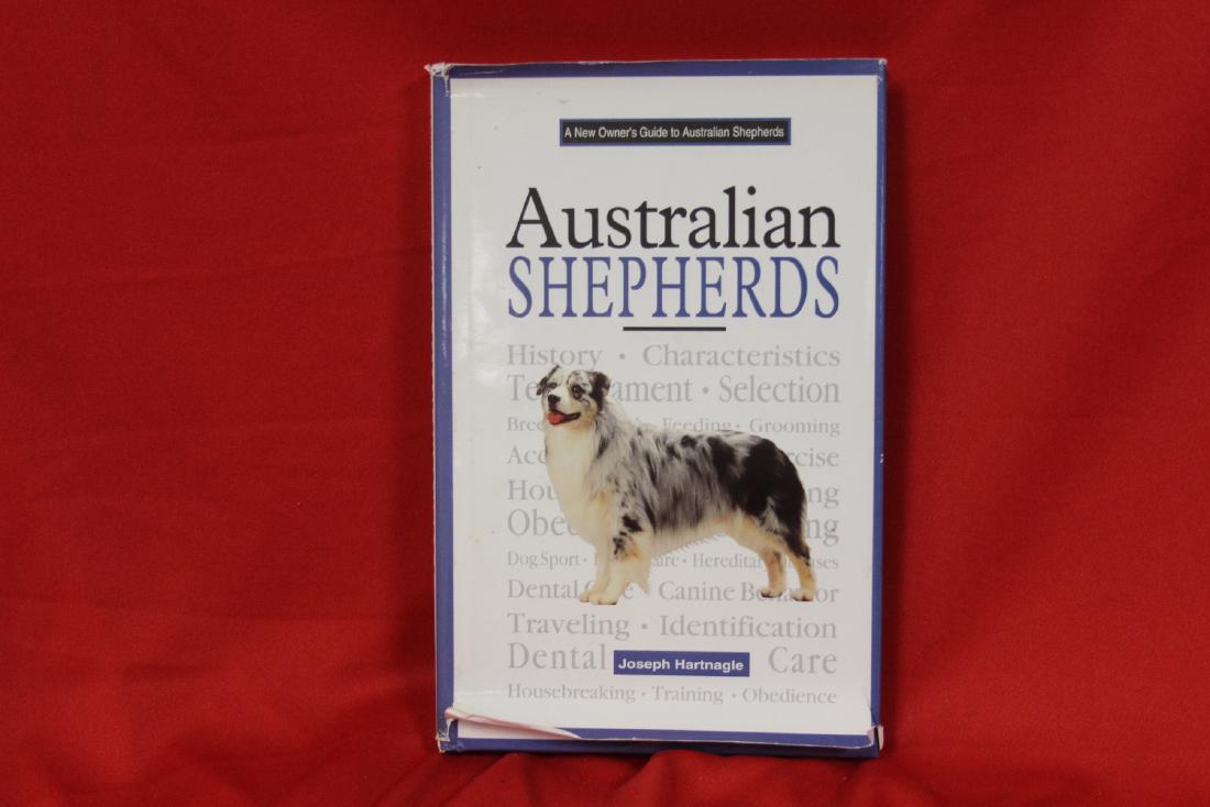 Hardcover Book: Australian Shepherd Dog: as shown