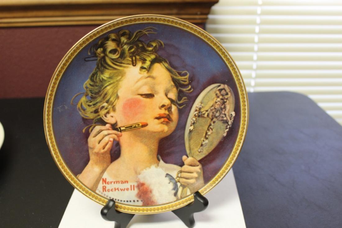 A Norman Rockwell Collector's Plate: 8 1/2 inches in diameter