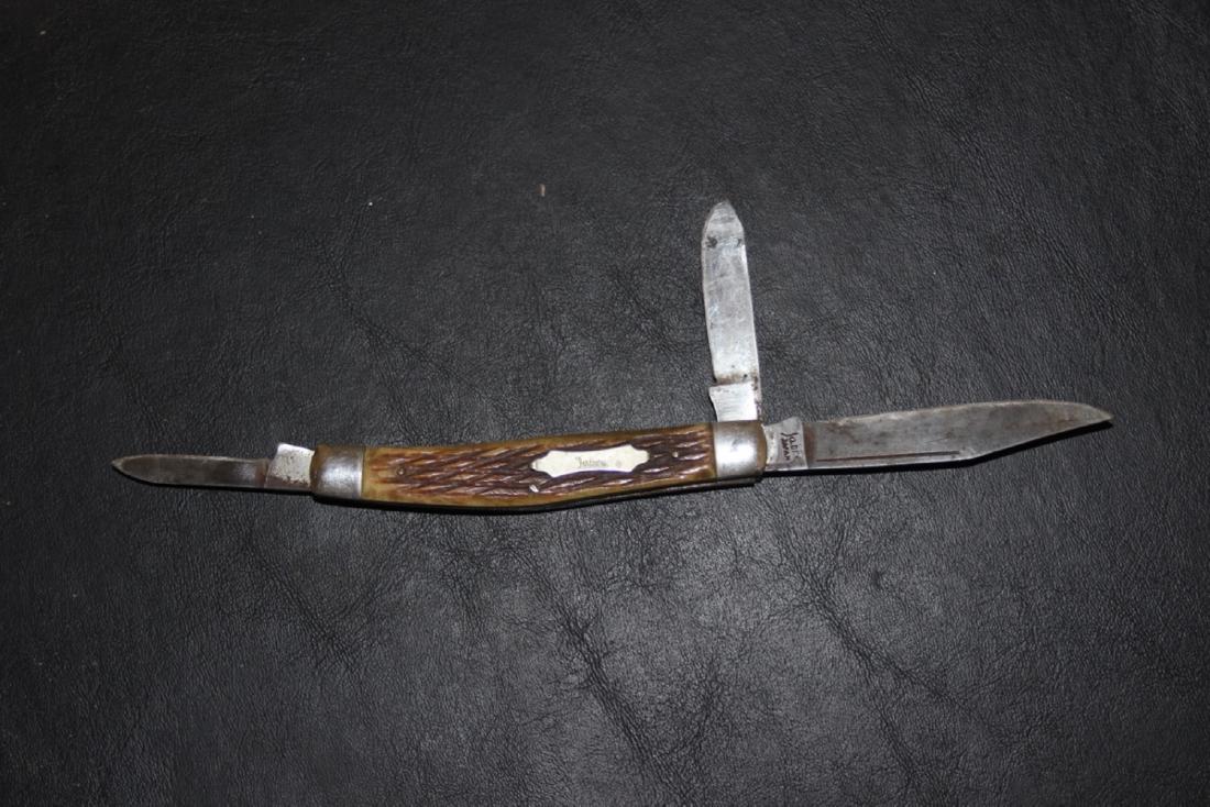 A Sabre Pocket Knife: Three blades