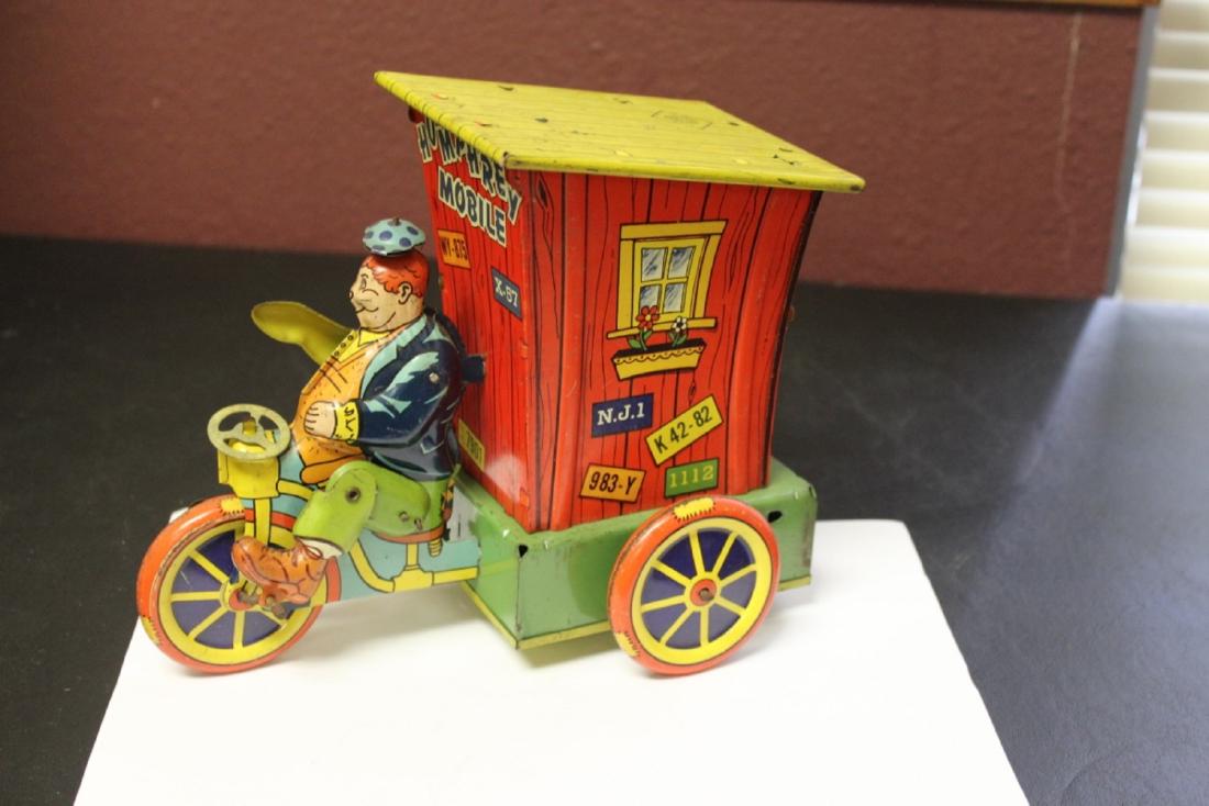 Humphrey Mobile Tin Toy: 7 1/4" tall