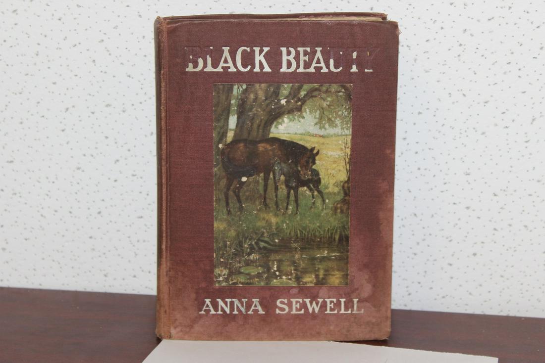 Black Beauty by Anna Sewell: Hardcover book - over 100 years old - 1907