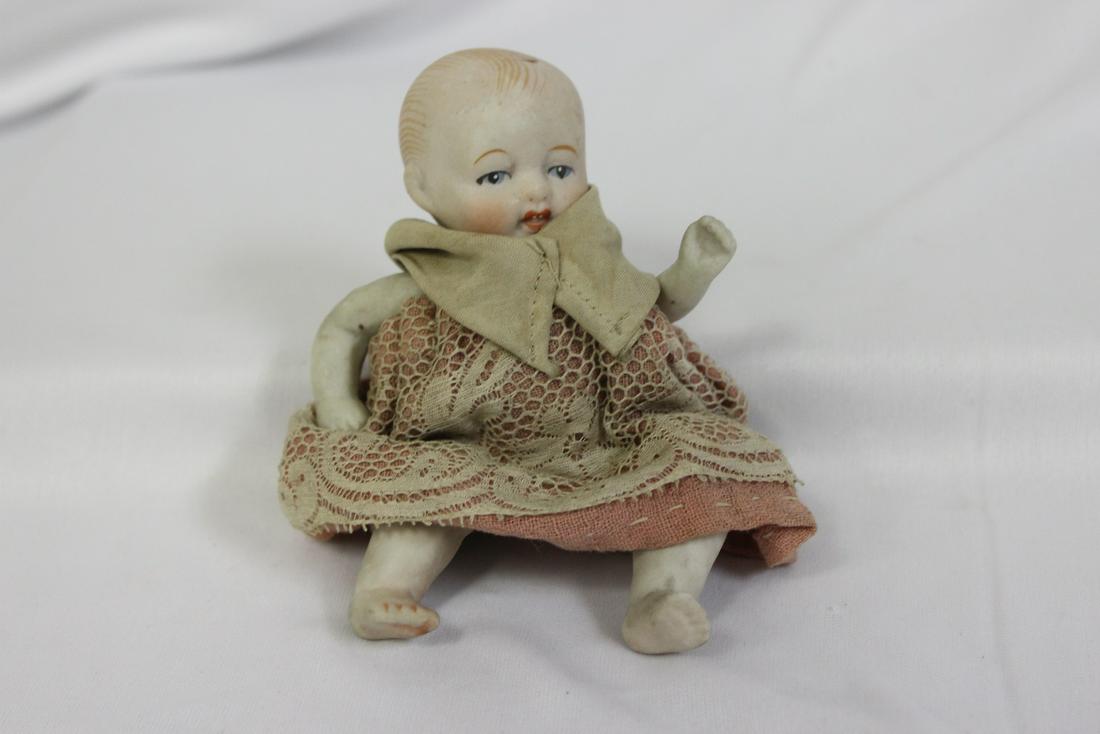 A Nippon Joint Bisque Doll: 4 1/2" tall