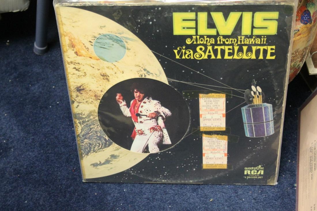 Rare Elvis Album with Two Used Elvis Concert Tickets: From the Civic Center, Freedom Hall March17, 1976, Johnson City, Tennessee