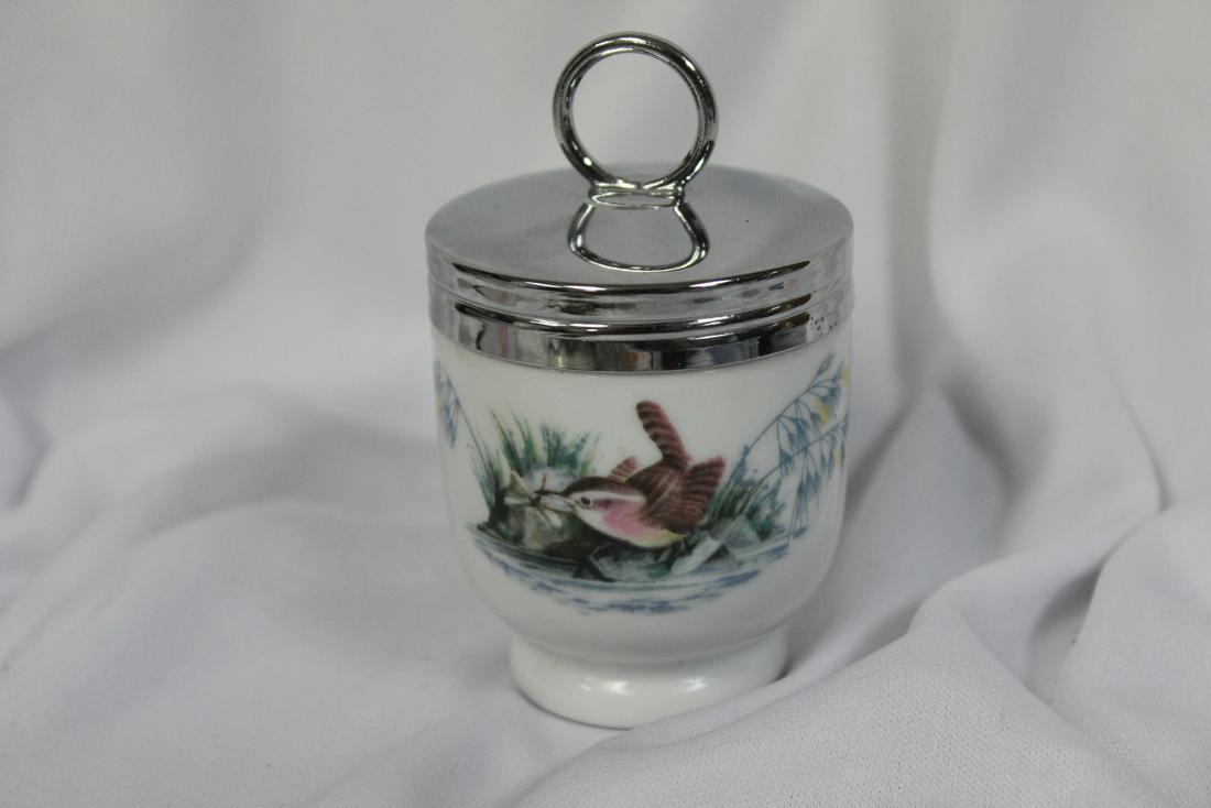 A Royal Worcester Egg Coddler: 4 inches tall