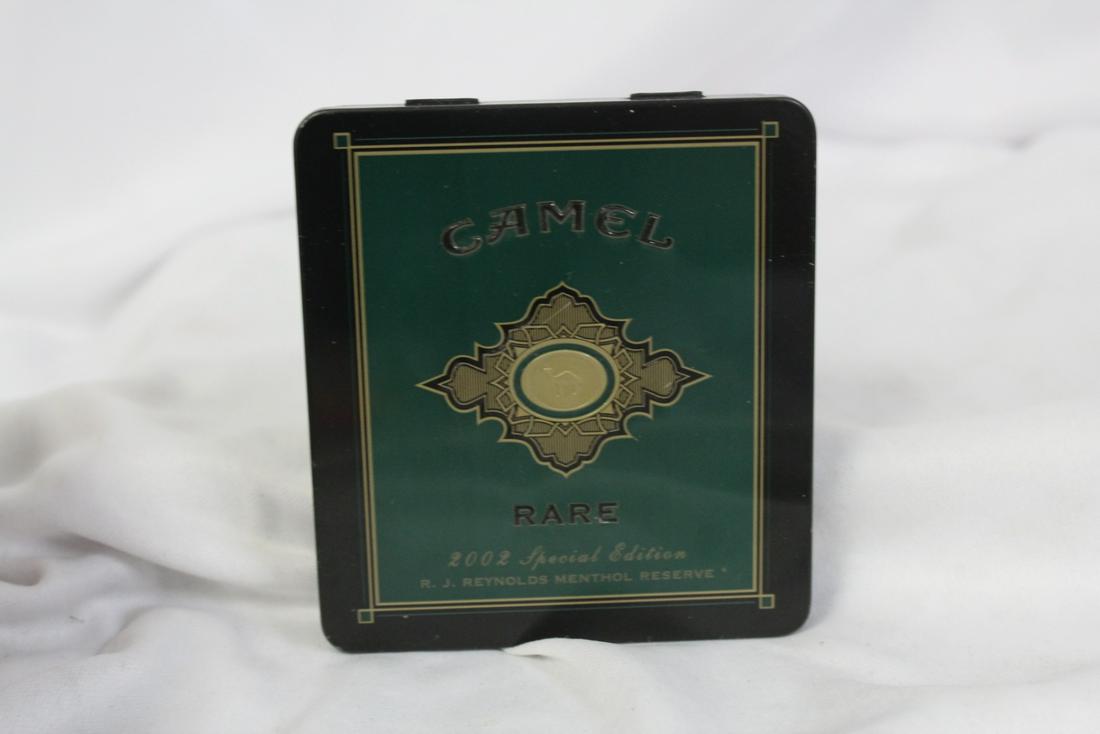 A Camel Cigarette Case: tin