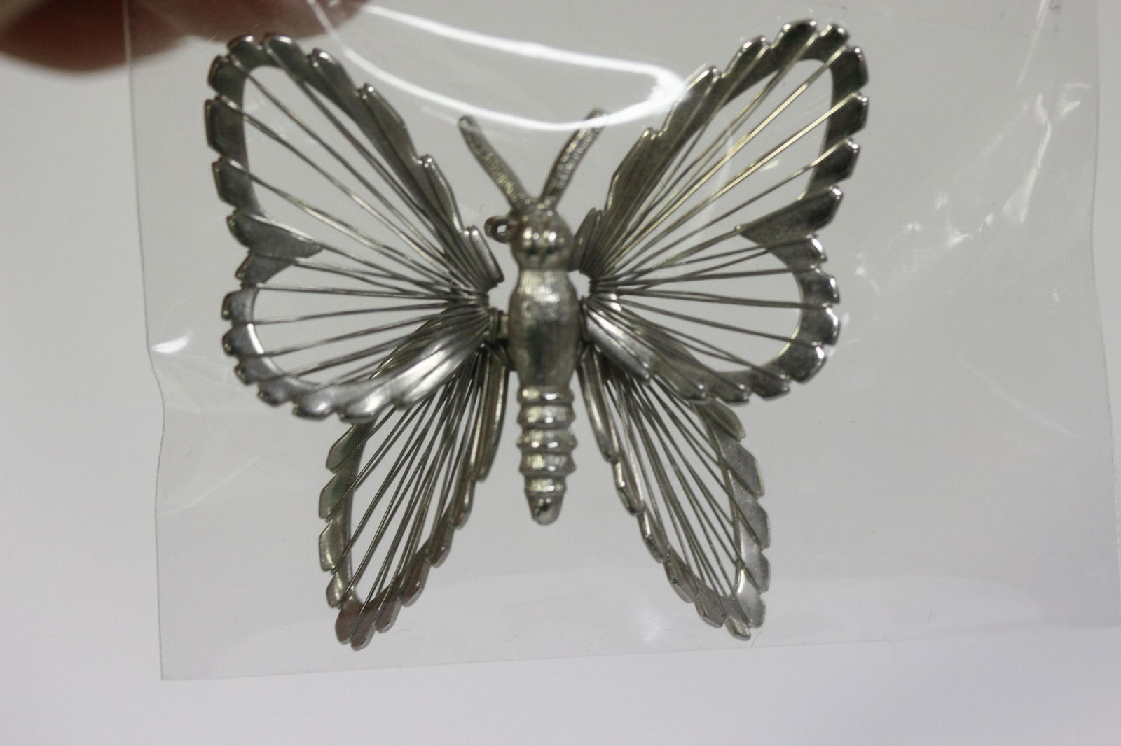 A Signed Monet Butterfly Brooch: as shown
