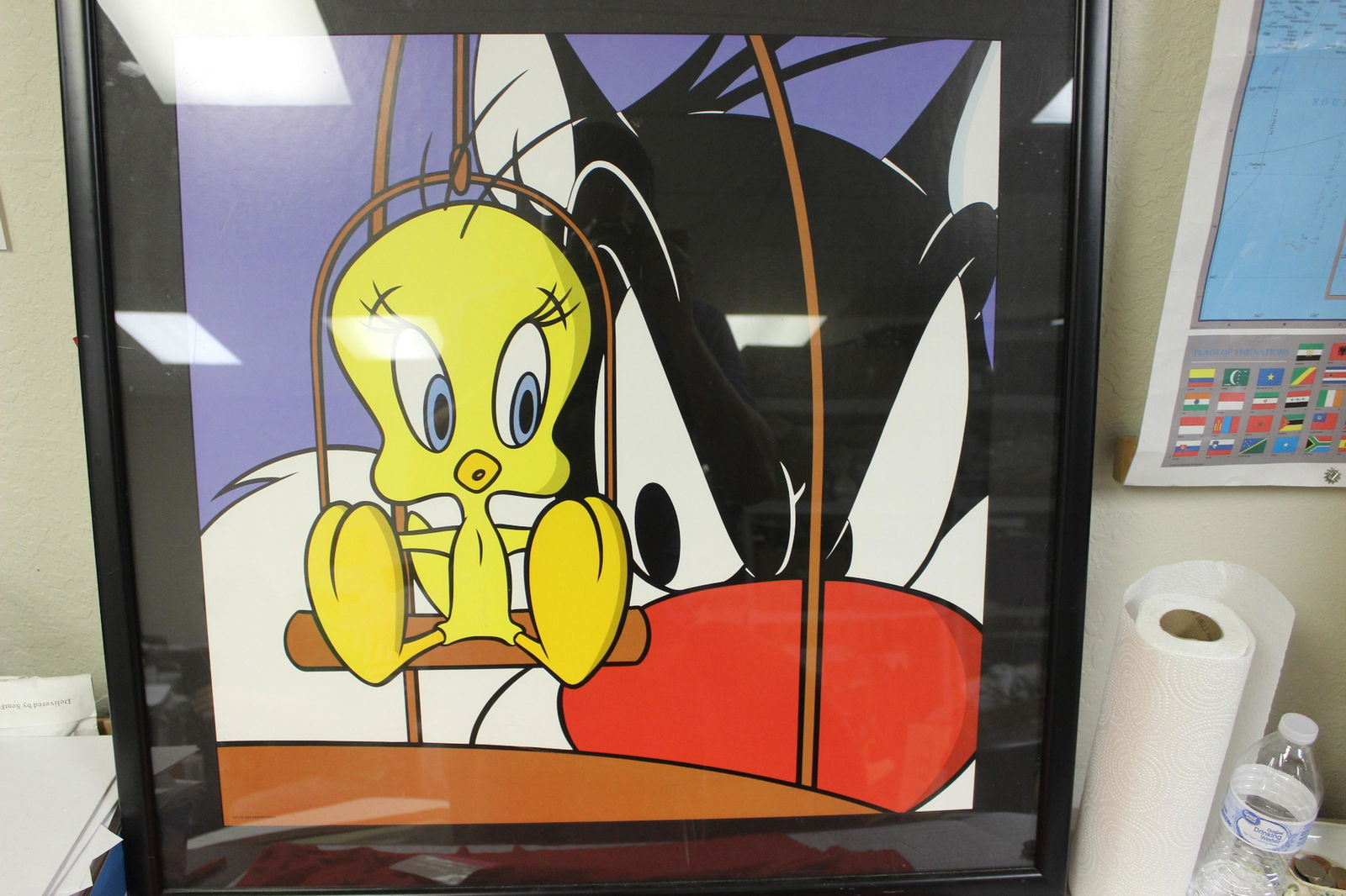 A Warner Borthers Production Cell or Print: 29 1/2" square