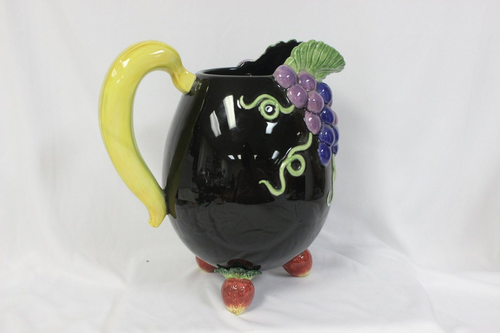 A Fritz and Floyd Pitcher: 9 1/4" tall