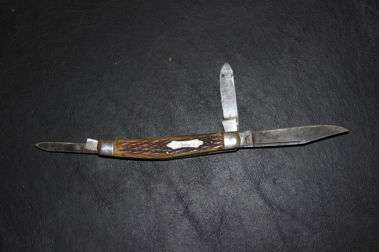 A Sabre Pocket Knife: Three blades