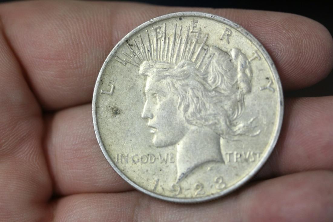 1923 Peace Silver Dollar: as shown