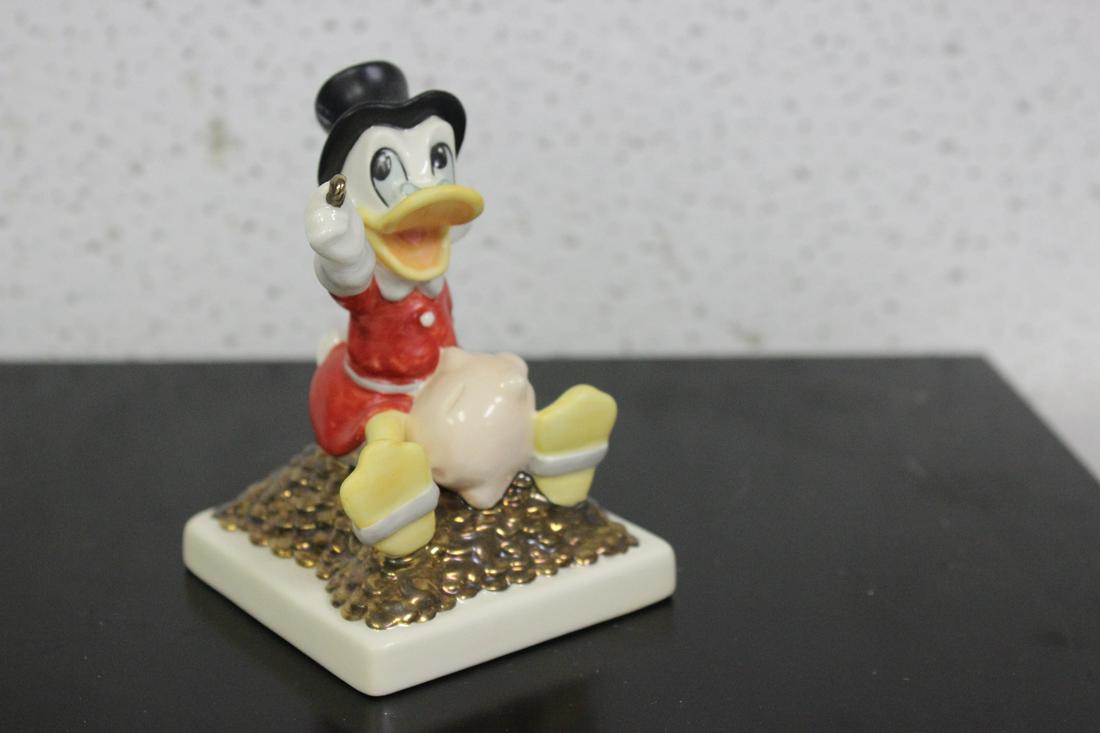 A Goebel Disney Figurine: Scrooge McDuck - 4 1/8" tall - no original box
