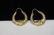 A Pair of 14 Karat Gold Earrings