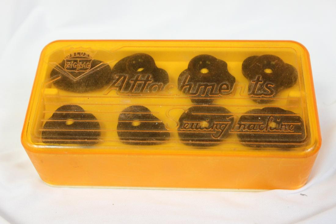 Vintage Sewing Machine Attachments: one box