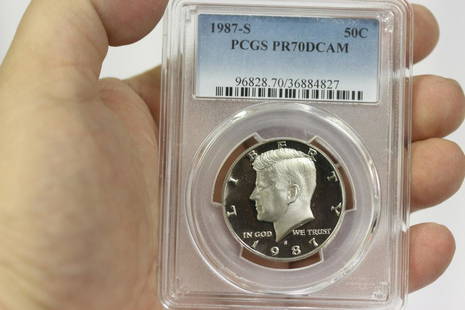 A PCGS Graded Kennedy Half Dollar: PR70 DCAM