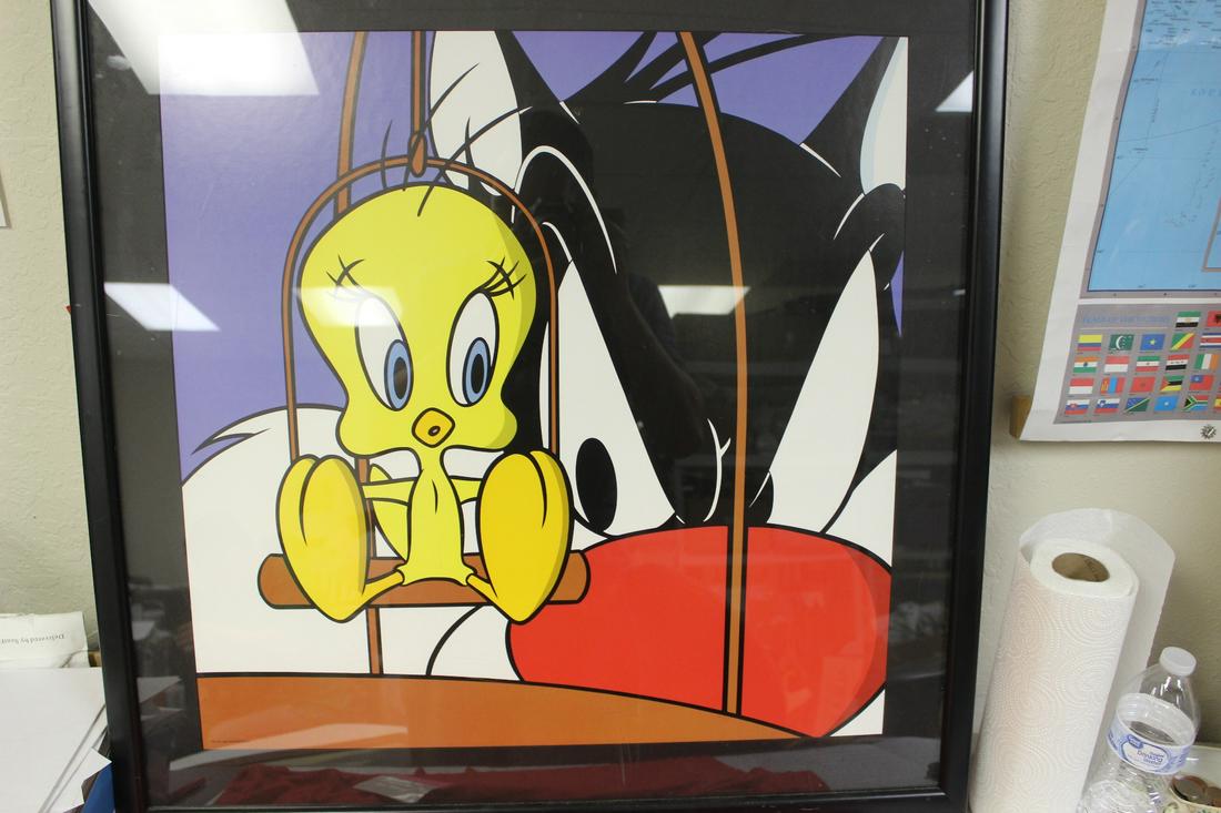 A Warner Borthers Production Cell or Print: 29 1/2" square