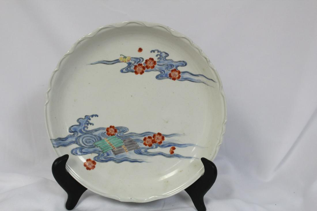 Antique Japanese Imari Plate: most likely 19th century - 7 5/8" across
