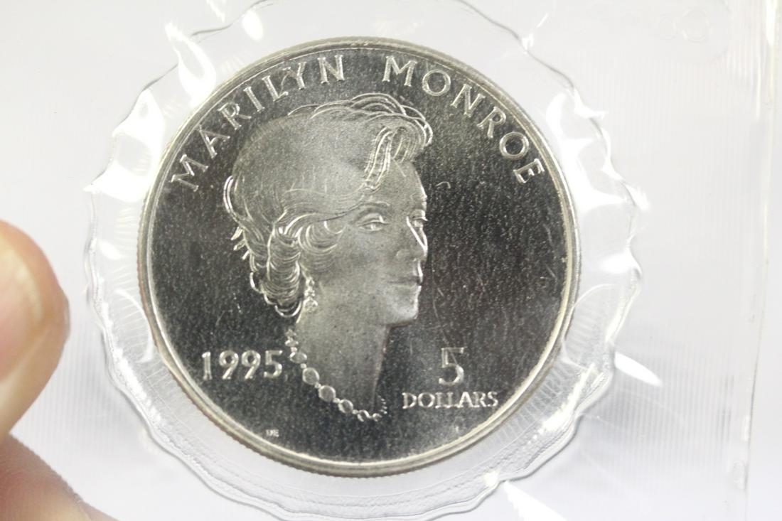 Marshall Islands Marilyn Monroe Coin: as shown