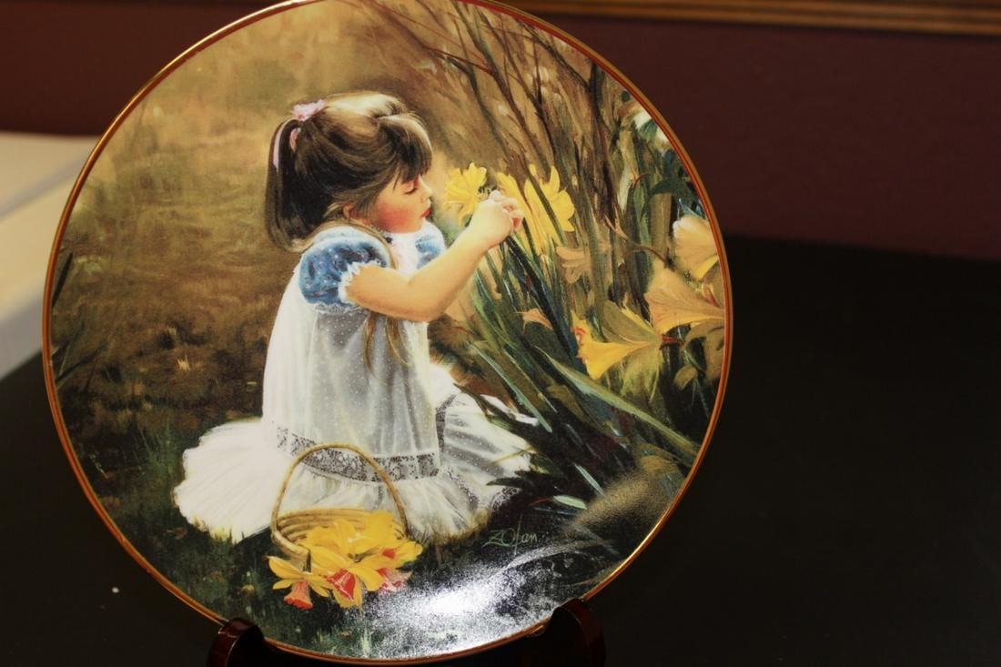 Collectors Plate by Zolan - Boxed with COA: 8 1/4 inches in diameter - plate holder is NOT included