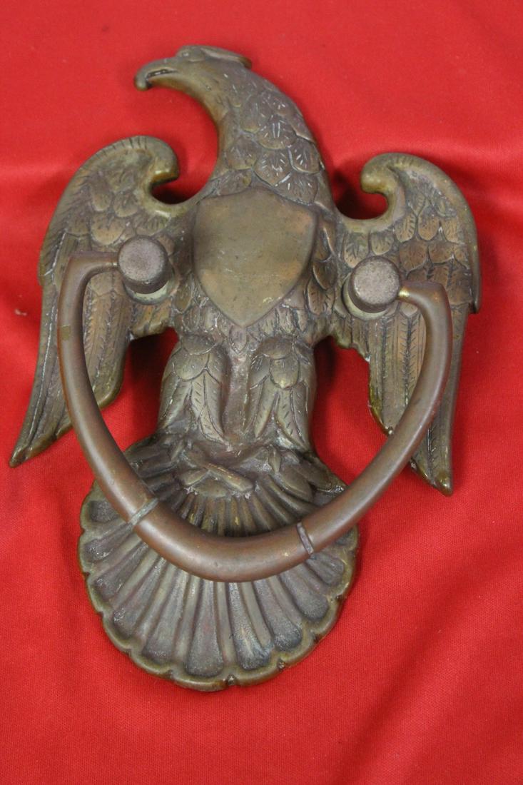 A Metal Eagle Knocker: 8 1/2" long