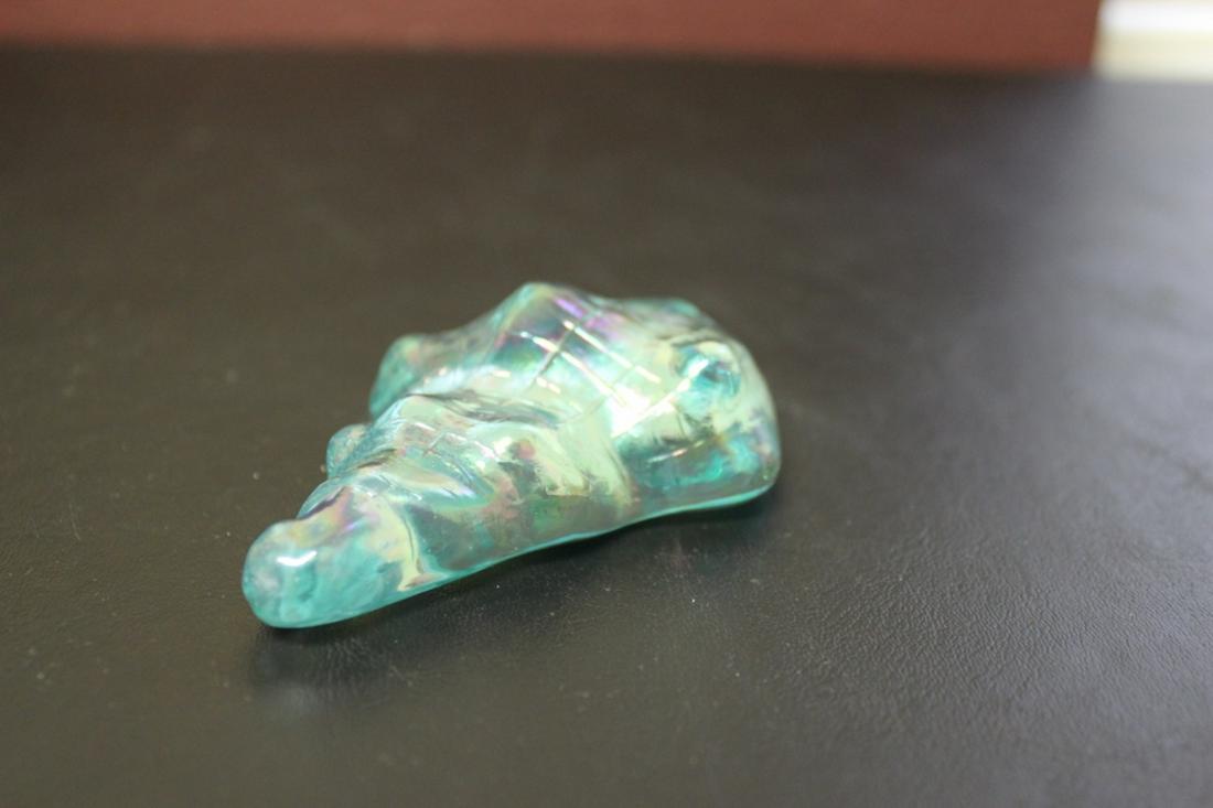 A Lenox Irredesent Paperweight: 4 inches long