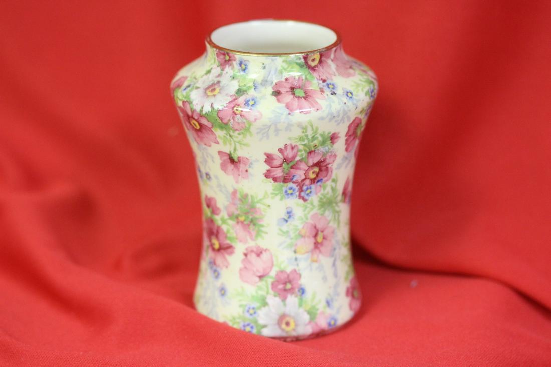 A Royal Grimwades Chintz Toothpick Holder: most likely a toothpick holder - 3 3/4" tall