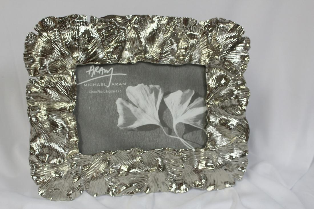 A Michael Aram Picture or Photo Frame: boxed - fits 4x6 photo/picture