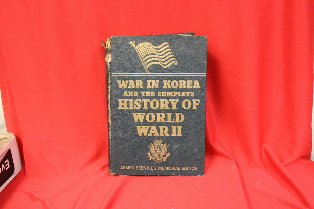 War in Korea and the Complete History of WWII: Hardcover book