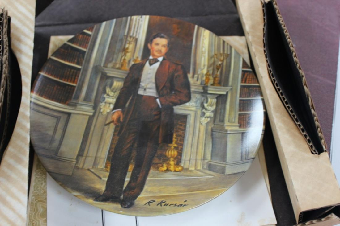 A Gone With the Wind Collector's Plate: Boxed with Paperwork - 8 1/2 inches in diameter