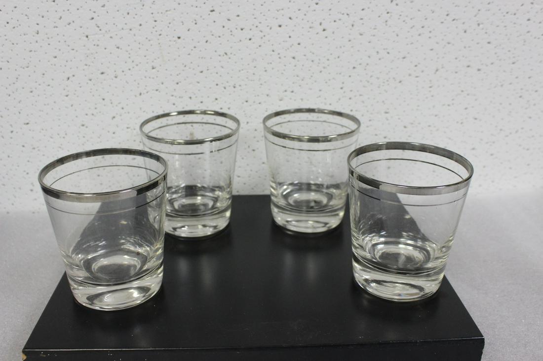 Set of 4 Water Cups: 3 1/4" tall