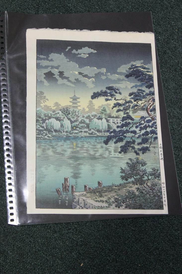 A Japanese Woodblock Print by Tsuchiya Koitsu: exact age unknown - 17" x 11 3/8"