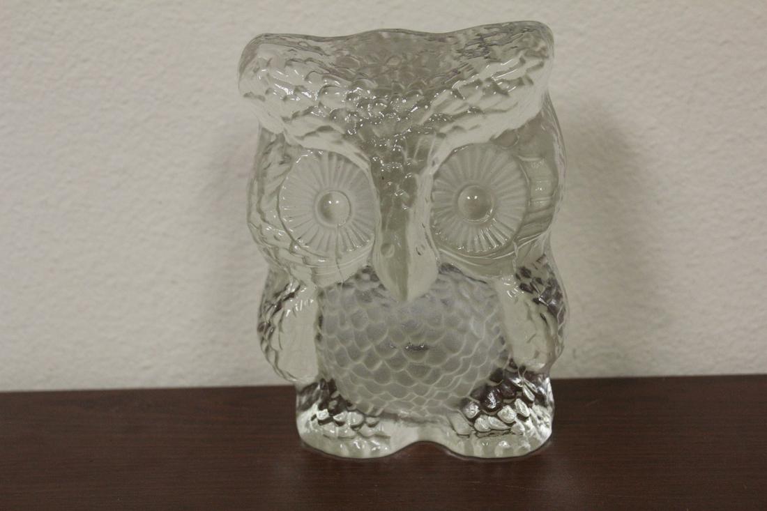 A Viking Glass Owl: 5 5/8" tall