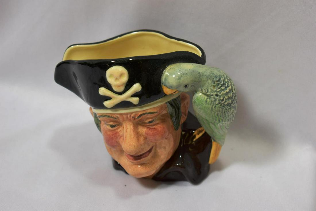 A Long John Silver Small Toby Mug: 4 1/4" tall