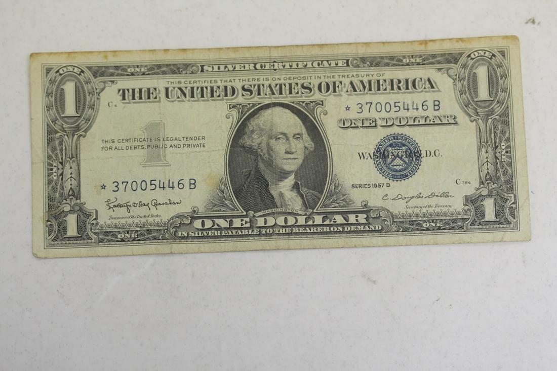 A Blue Seal One Dollar Star Note: as shown