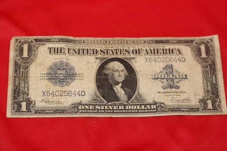 A Large Note - 1923 Horseblanket: small tear