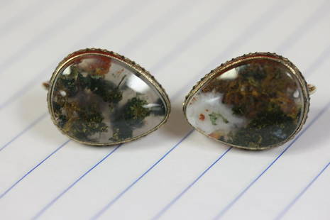 A Pair of Gold Filled Earrings: as shown