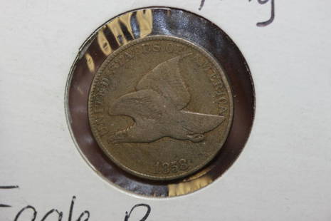An 1858 Flying Eagle Penny: as shown