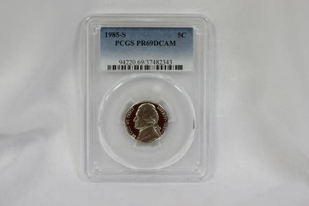 A PCGS Graded 1985-S Jefferson Nickel