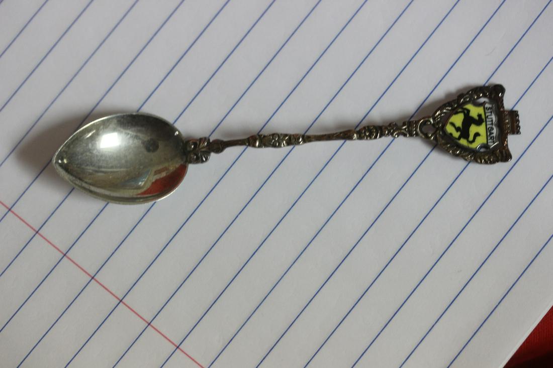 An 800 Silver Souvenir Spoon: 4 1/2" long