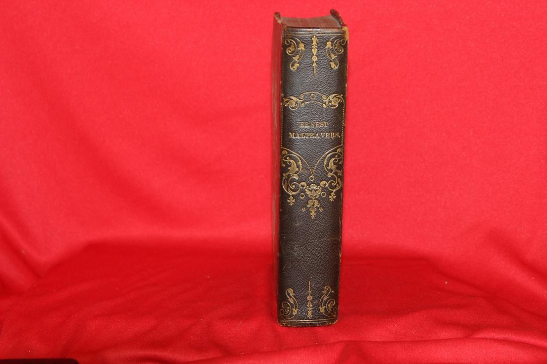 Ernest Maltovers - 1851 Hardcover Book: Leather bound - as shown