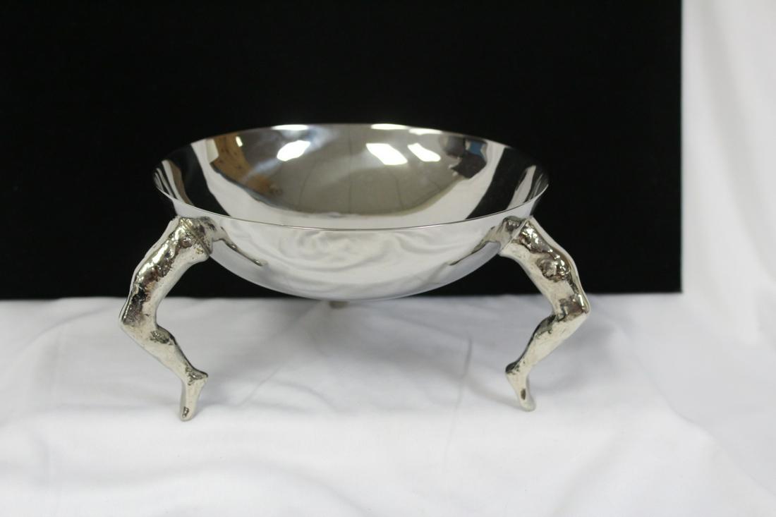 A Michael Aram Footed Bowl: 3 5/8" tall - boxed - 6 1/4" wide