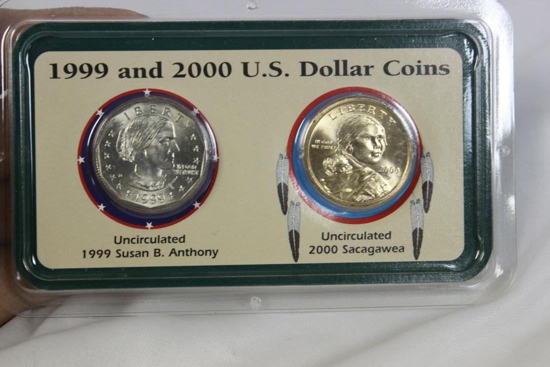 1999 and 2000 US Dollar Coins: Susan B. Anthony