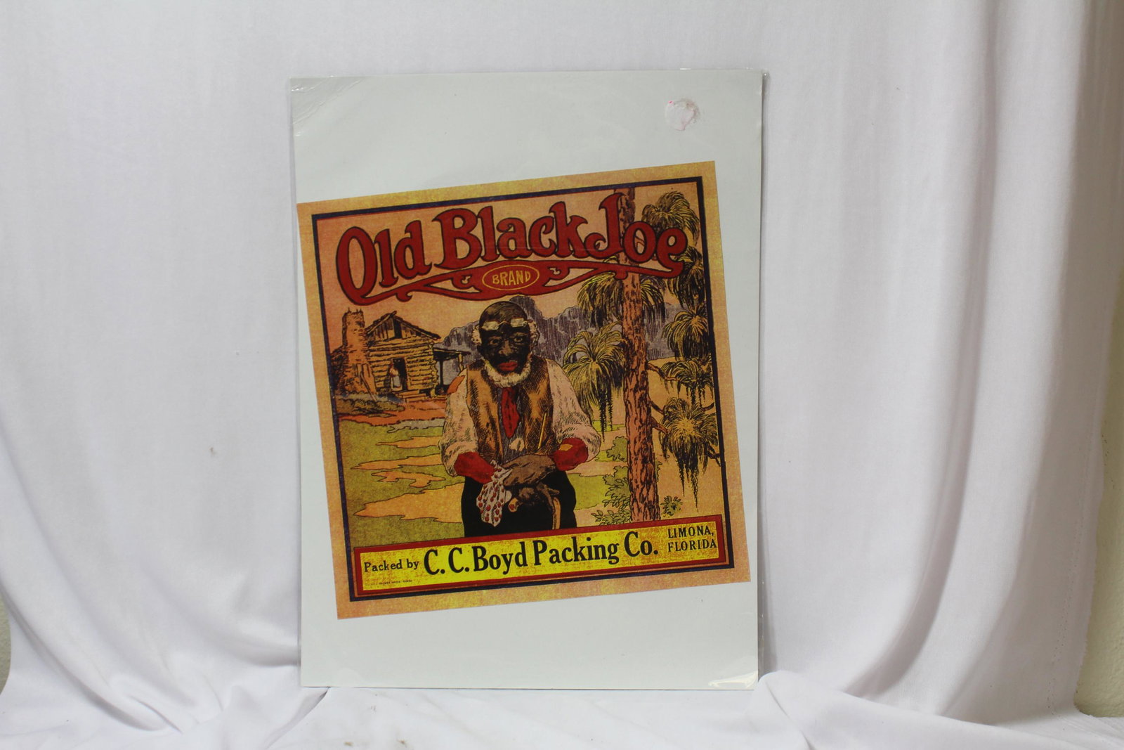 Old Black Joe Citrus Fruit Crate Label Print: 9 3/4" x 9 3/4" square