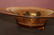 An Amber Cut Glass Large Footed Bowl - 2