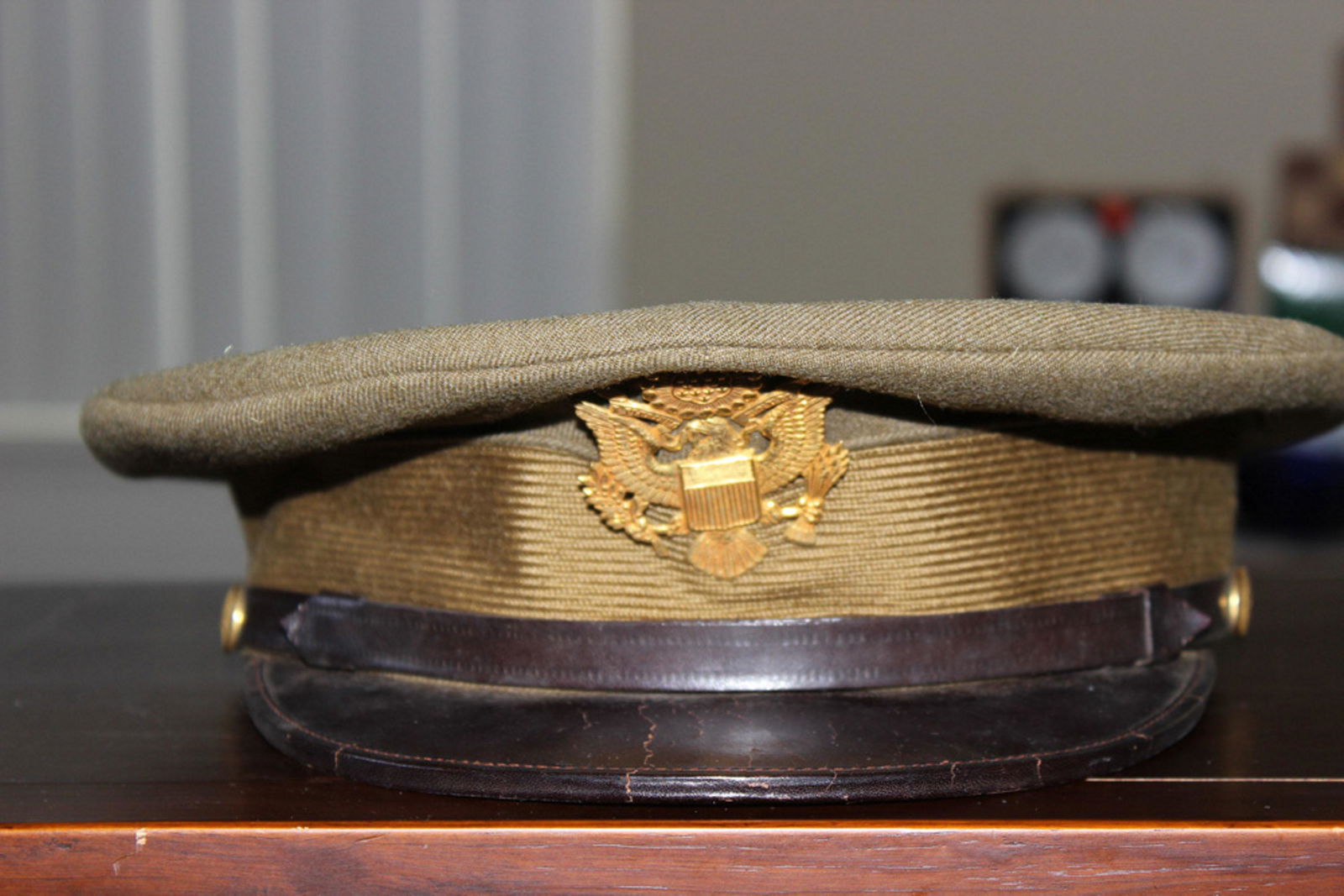 American WWI Soldier Cap: Possibly belongs to a Army or Air Force Ranked soldier.