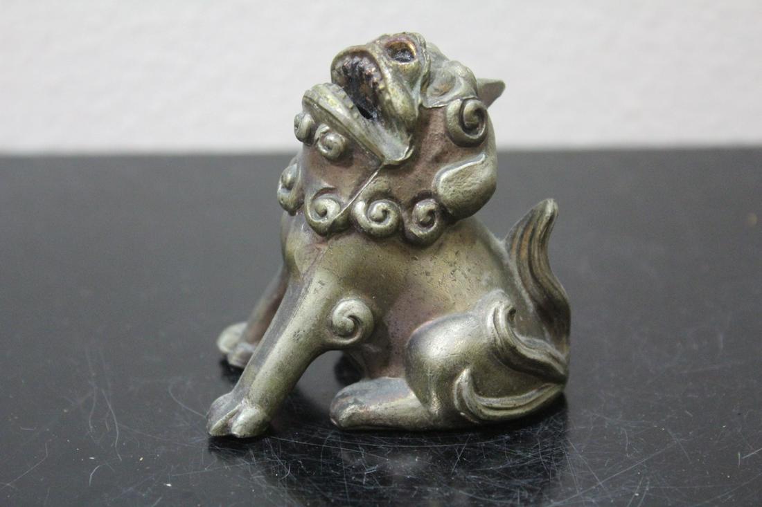 A Brass Foo Lion: 2 3/4" tall