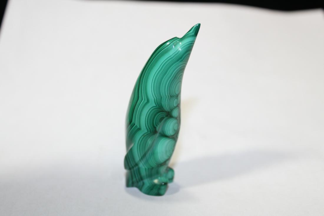 A Malachite Penguin: 2 7/8" tall