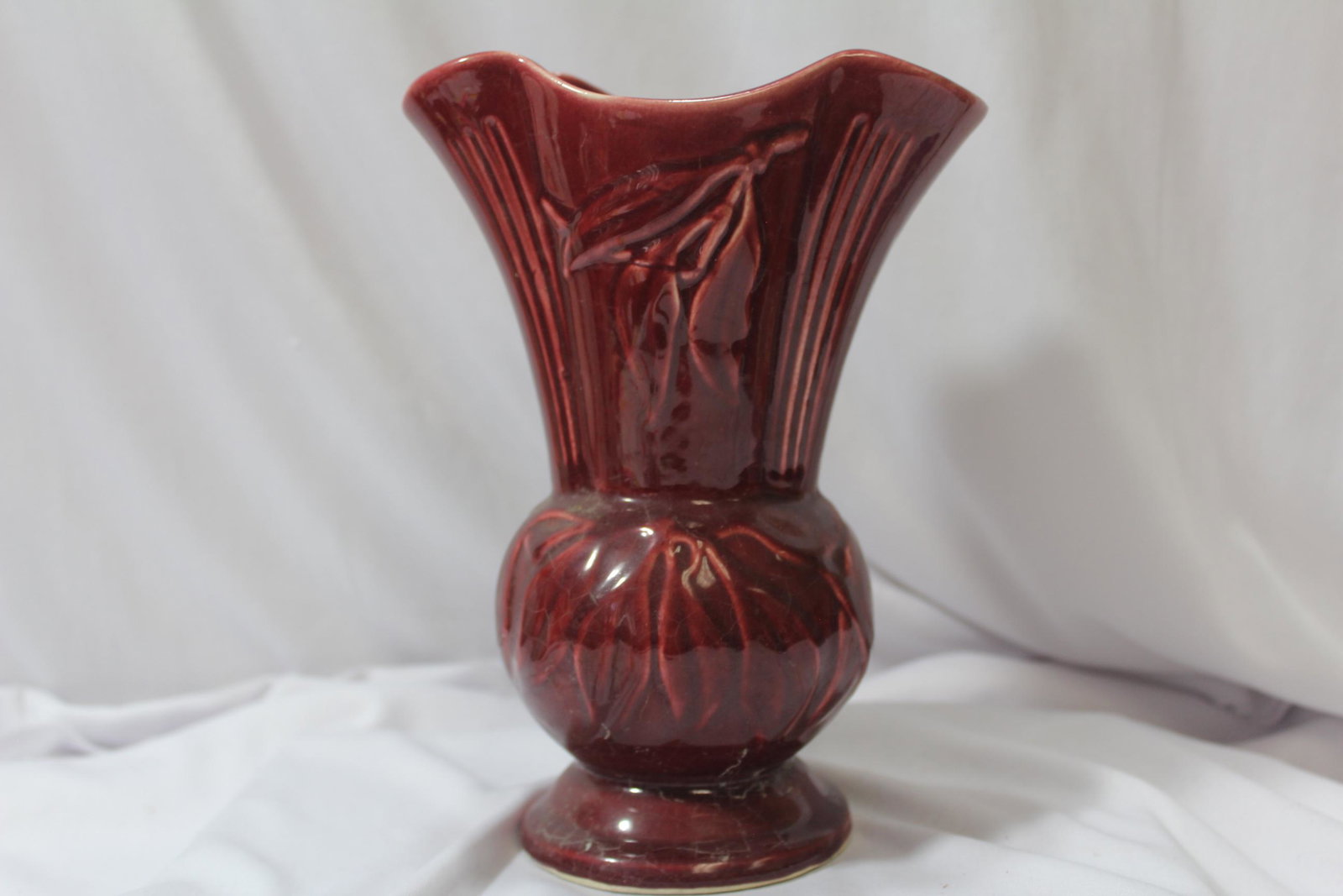 A Vintage Shawnee Vase: please note: chip on base - 8 1/4" tall